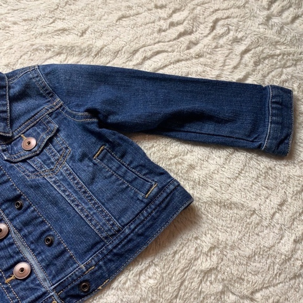 Simple Joys by Carter's Toddler Girls' Denim Jacket 24M - Picture 7 of 15